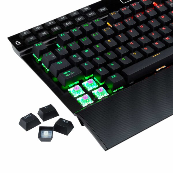 Teclado Gamer Redragon Yama K550 Spanish-Sps Purple Switch Black - Imagen 4