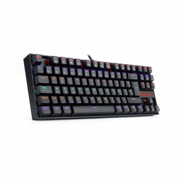 Teclado Gamer Redragon Kumara Rainbow Spanish K552-Kr-Sps Red Switch Black - Imagen 2