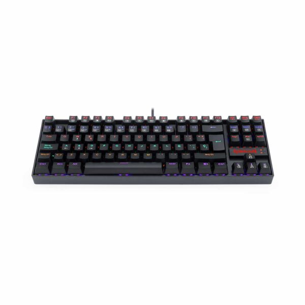 Teclado Gamer Redragon Kumara Rainbow Spanish K552-Kr-Sps Red Switch Black - Imagen 3