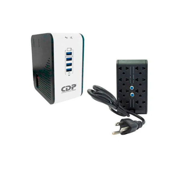 Estabilizador CDP R2Cu-Avr1008i 1000Va/500W 8 Salidas 4 Puertos - Imagen 3