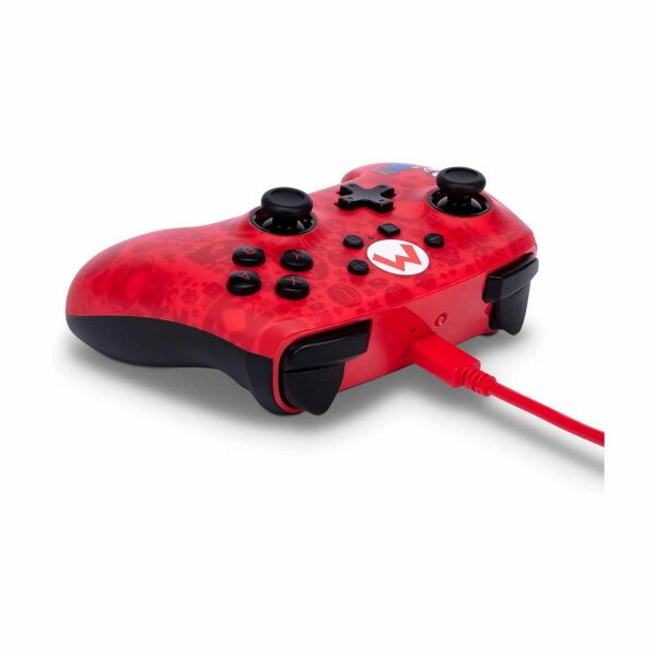 Mando Pro PowerA Wireless Nintendo Switch Here We Go Mario - Imagen 4