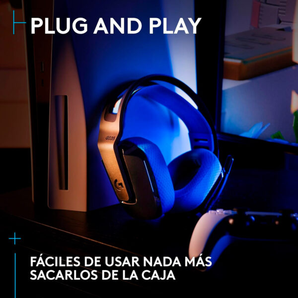 Audifono Gamer C/Microf Logitech G535 Lightspeed Ps5/Ps4/Pc Wireless - Imagen 5