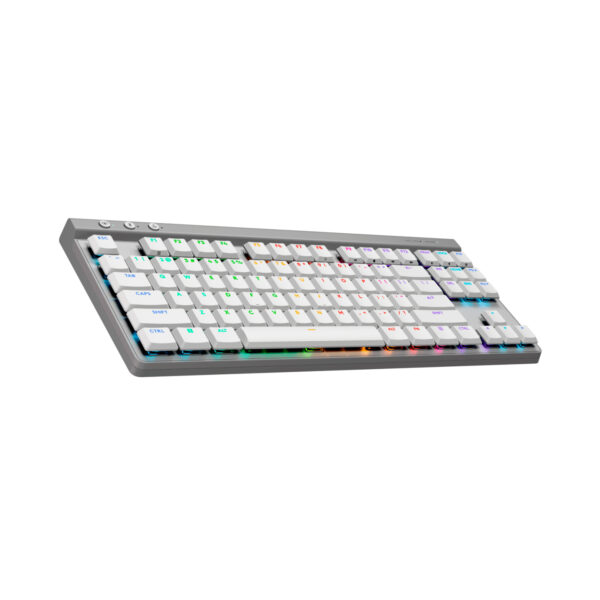 Teclado Gamer Logitech G515 Tkl Lightspeed/Bt Lightsync Rgb White - Imagen 3