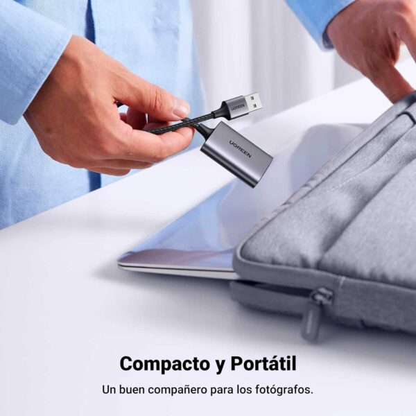 Lector de Memorias Ugreen SD/TF Cable USB-A 3.0 Cm401|80887 - Imagen 4