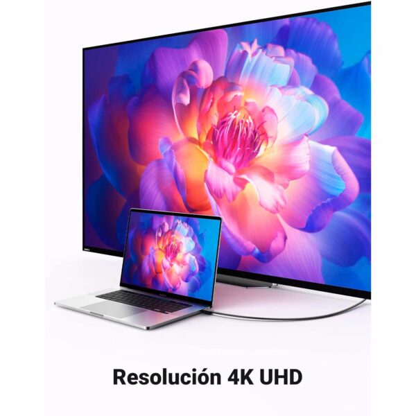 Cable DisplayPort Ugreen Macho a HDMI Macho 5M DP101 (10204) - Imagen 3
