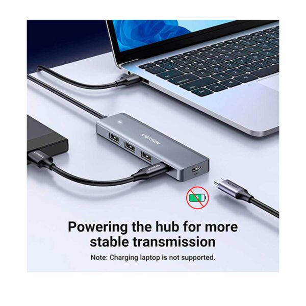 Adaptador Hub Ugreen 4 Port Usb 3.0 Hub Cm219-15920 - Imagen 3
