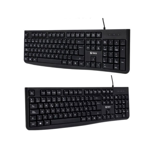 Teclado Multimedia Teros-USB TE-4067S Bk Black - Imagen 4