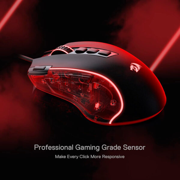 Mouse Gamer Redragon Predator M612 Black - Imagen 2