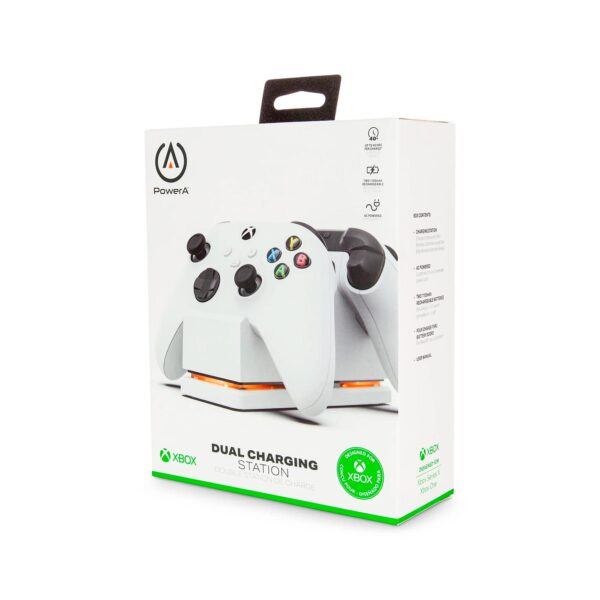 Base Cargador PowerA Dual Xbox Series X Blanco - Imagen 5