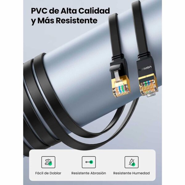 Cable de Red Ugreen UTP Cat7 15m RJ45 10Gbps NW106 (11266) - Imagen 5