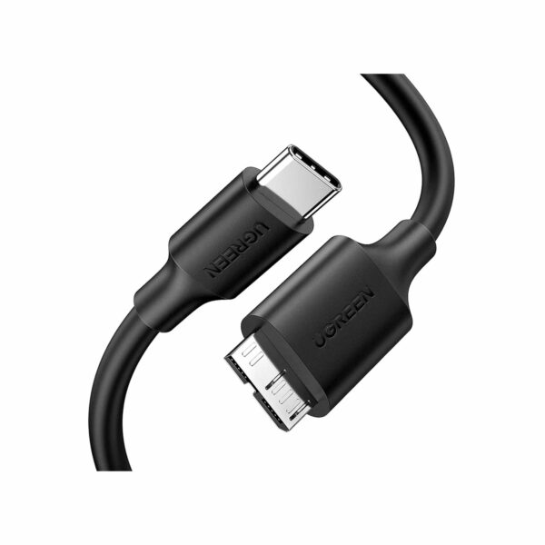 Cable Adaptador Ugreen USB-C Micro USB-B 90cm Disco Externo 20103