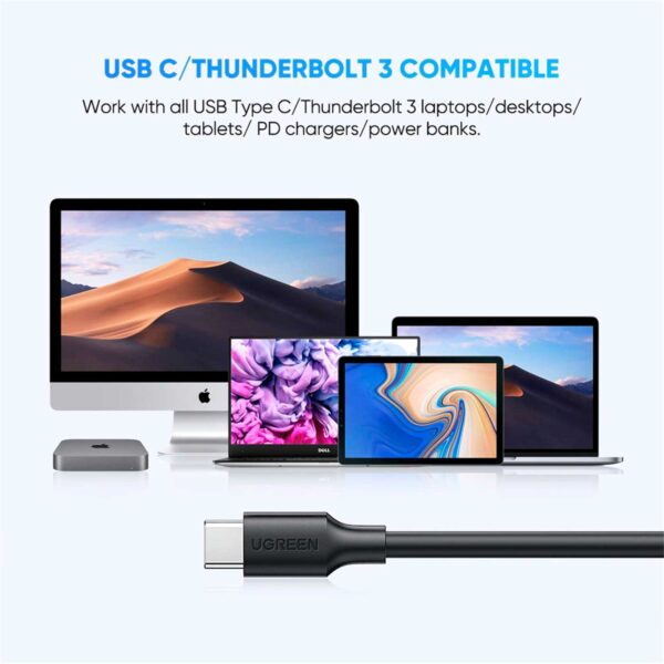 Cable Adaptador Ugreen USB-C Micro USB-B 90cm Disco Externo 20103 - Imagen 4