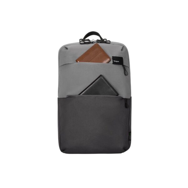Mochila Targus Sagano 15.6 Ecosmart Travel Safeport Sling Grey/Black - Imagen 3