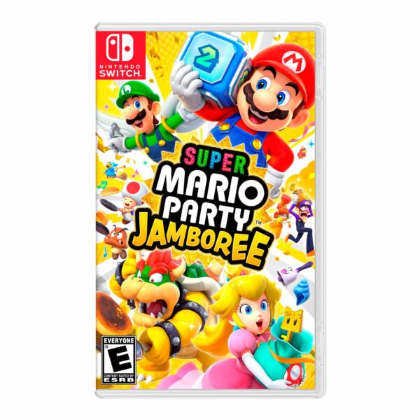 Controles Joy-Con Pink Green + Mario Party Jamboree - Imagen 4