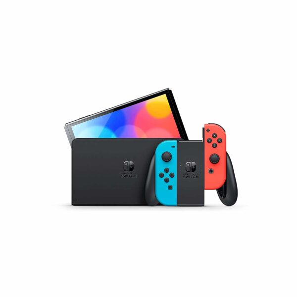 Consola Nintendo Switch Modelo Oled Neon + Mario Party Jamboree + Mario Kart - Imagen 3