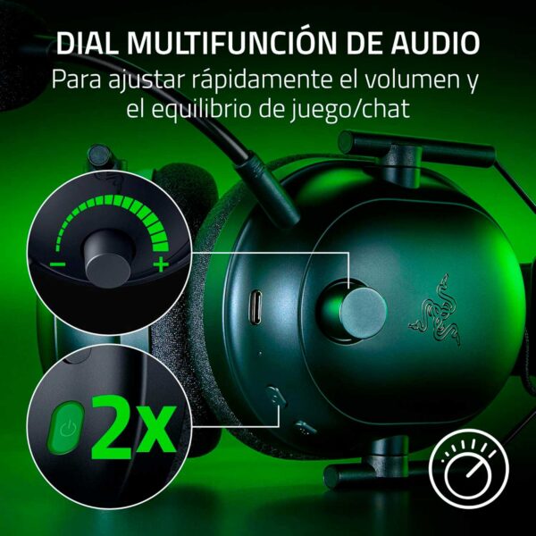 Audifono Gamer Razer Blackshark V2 Pro Wireleess Hyperspeed Black - Imagen 3