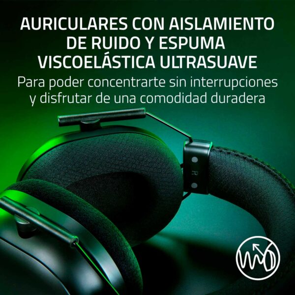 Audifono Gamer Razer Blackshark V2 Pro Wireleess Hyperspeed Black - Imagen 6