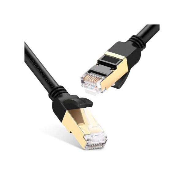 Cable UGREEN Patch Cord de red CAT7 F/FTP Negro de 10M NW107 (11273) - Imagen 3