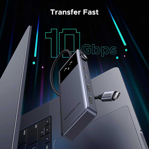 Adaptador Ugreen 6-en-1 1xHDMI 2xUSB-C 2xUSB-A 1xUSB-C Power Chager 100W Cm888 35998 - Imagen 4