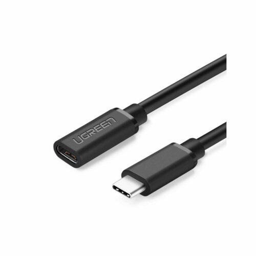 Cable Ugreen Extensor USB 3.1 Tipo C Macho a Hembra Carga Rápida 0.5M 40574