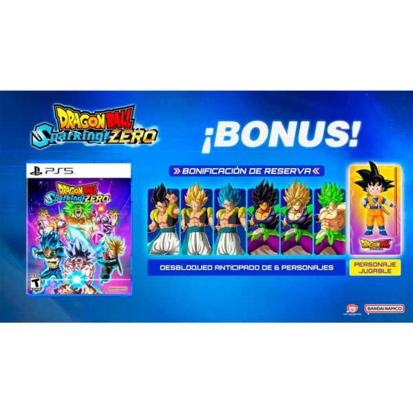 Dragon Ball Sparking Zero + Bonus Reserva Playstation 5 - Imagen 2