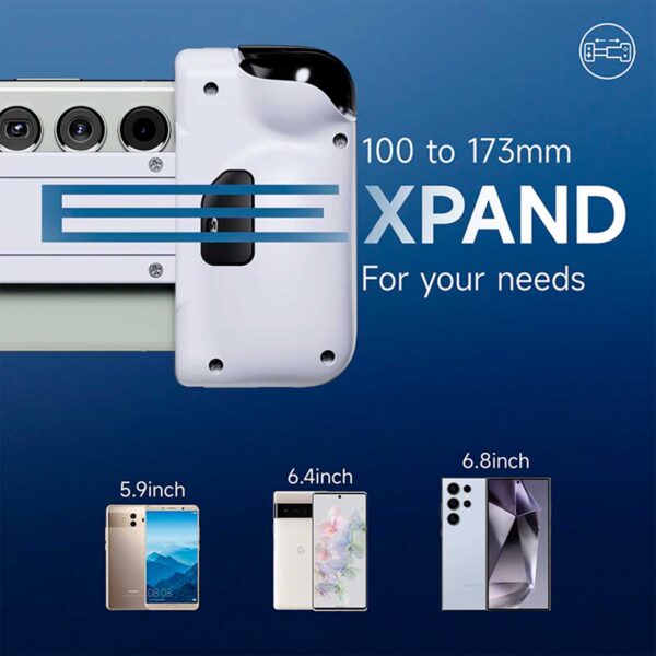 Gamepad Easysmx M05 Mobile Gaming Controller White Tipo-C Vibrador - Imagen 4