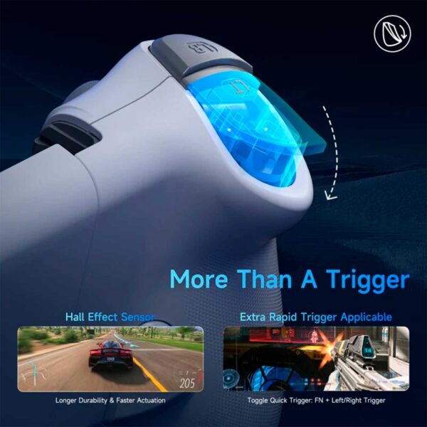Gamepad Easysmx M15 Mobile Gaming Controller White Tipo-C Bot Mecanicos - Imagen 4
