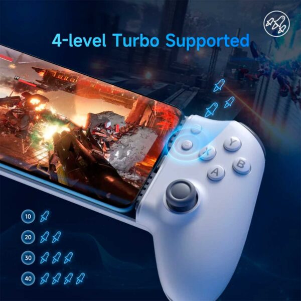 Gamepad Easysmx M15 Mobile Gaming Controller White Tipo-C Bot Mecanicos - Imagen 5