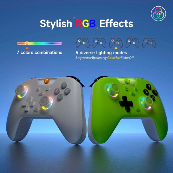 Mando Inalambrico Easysmx X05 Green Vibracion Rgb - Imagen 2