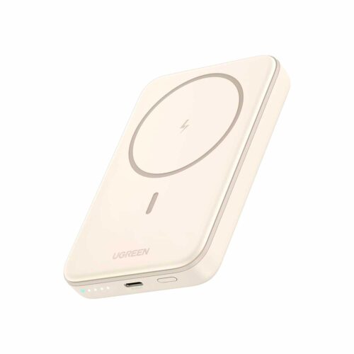 Power Bank Ugreen magnético con carga inalámbrica 10000mAh (Beige) Pb561-25208