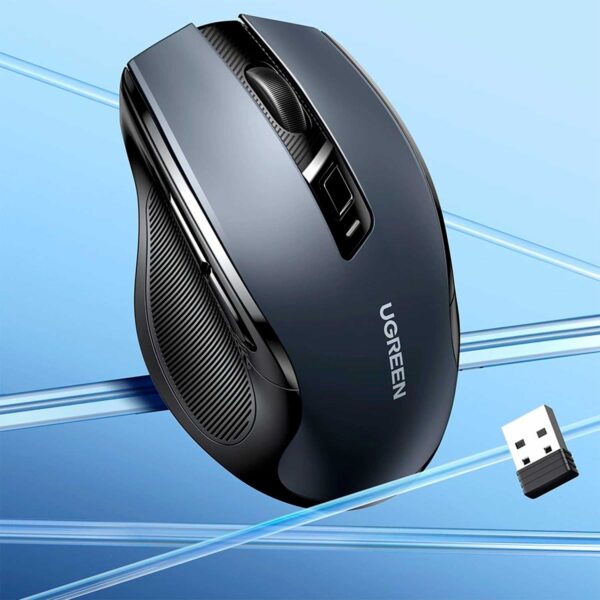 Mouse Inalámbrico Ugreen 2.4G Bluetooth 4000dpi MU006 Gris- 90855 - Imagen 2