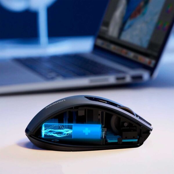 Mouse Inalámbrico Ugreen 2.4G Bluetooth 4000dpi MU006 Gris- 90855 - Imagen 4