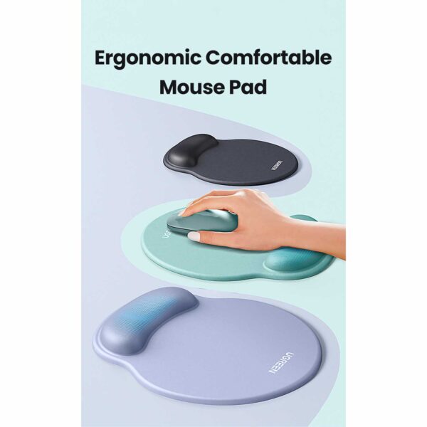 Mouse Pad Ugreen con Soporte Ergonómico y Antideslizante |Lp668-25243 - Imagen 3