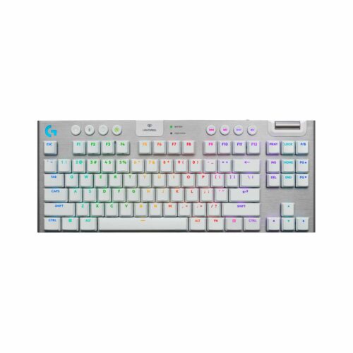 Teclado Gamer Logitech G915 X Tkl Lightspeed Bt Lightsync Rgb Mechanical White