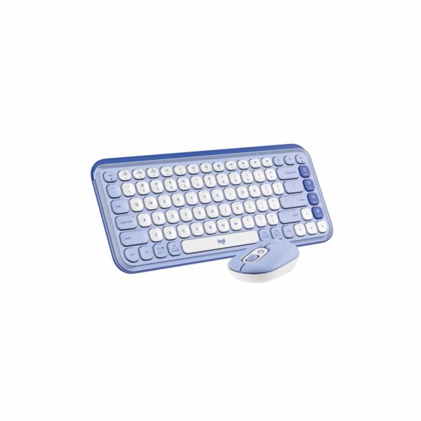 Teclado Logitech + Mouse Pop Icon Bluetooth/Wireless Sp Copilot Lilac - Imagen 2