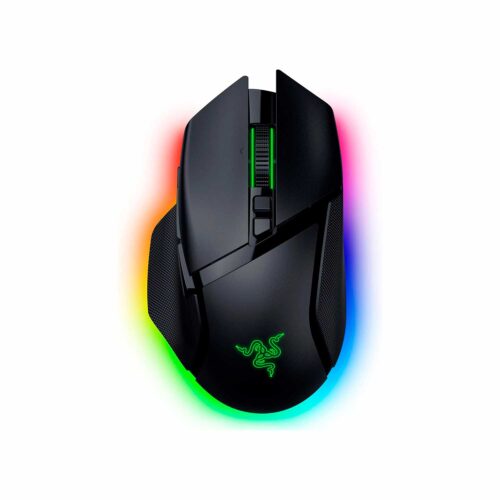 Mouse Gamer Razer Basilisk V3 Pro 35K Dpi Multi-Dispositivo 210H Wireless / Bt / Usb-A Switch Optico 90M 13 Zonas Chroma Black