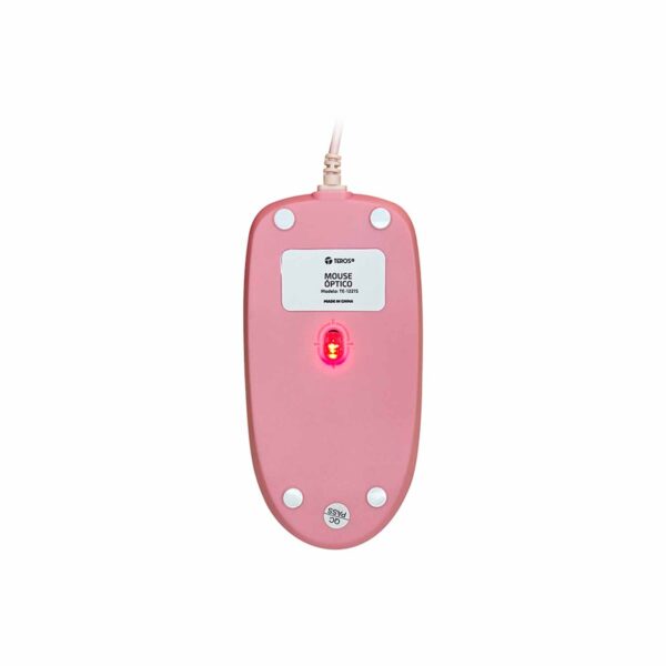 Mouse óptico TEROS TE-1221S 1000 DPI USB 3 botones Pink - Imagen 6