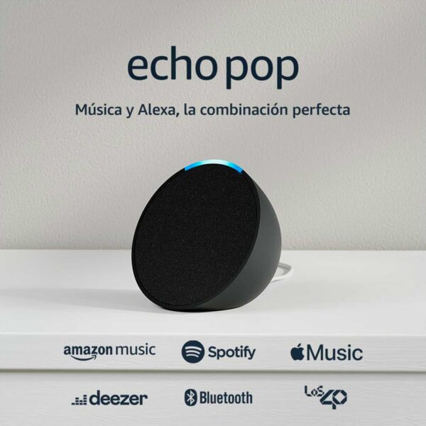 Parlante Inteligente Amazon Echo Pop Black - Imagen 5