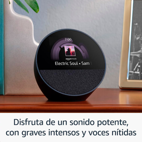 Alexa Echo Spot Bocina Inteligente Negro - Imagen 3