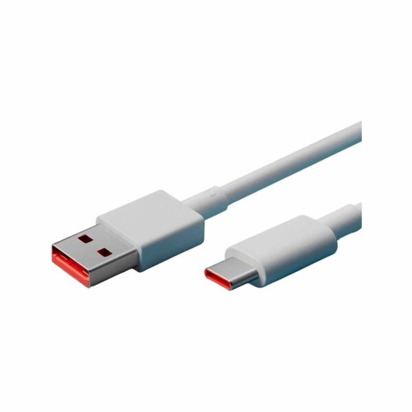 Cable De Carga Turbo Para Xiaomi 6A Type-C White - Imagen 2