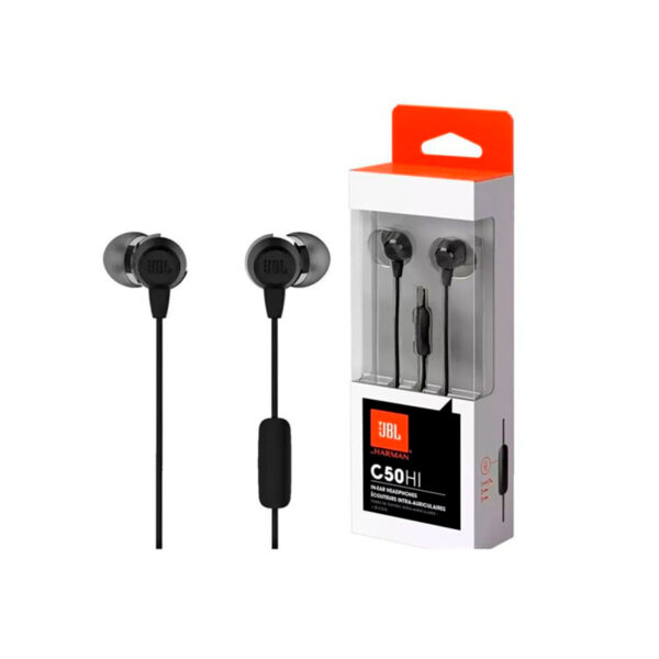 Audifonos Jbl Con Micrófono C50Hi Black - Imagen 4