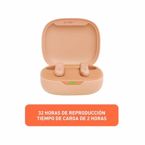 Audifonos JBL True Wireless Vibe Flex Beige - Imagen 4
