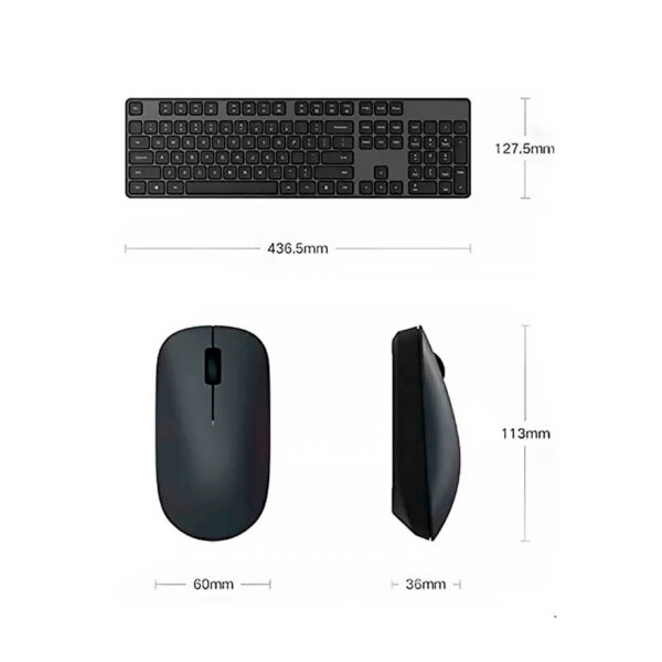Xiaomi-Mouse+Teclado Wireless-Black - Imagen 4