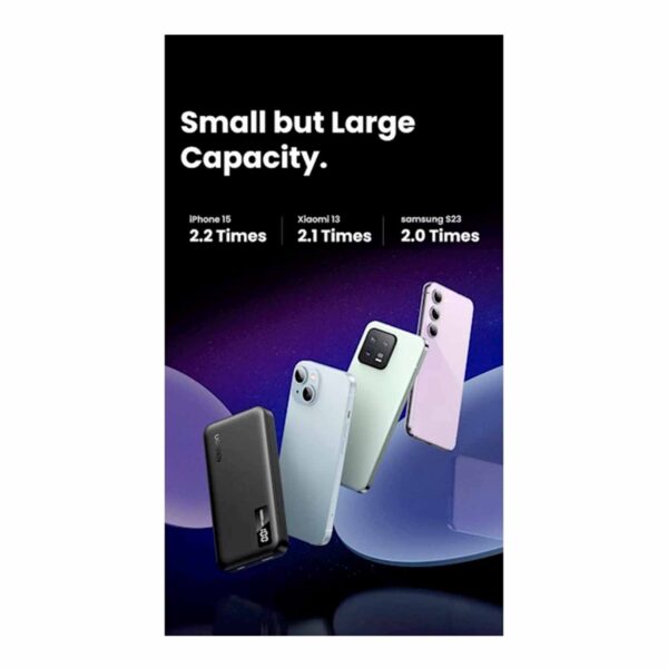 Power Bank Ugreen Carga Rapida Pantalla Digital 10000mAh 20W Negro Pb311 25742 - Imagen 4