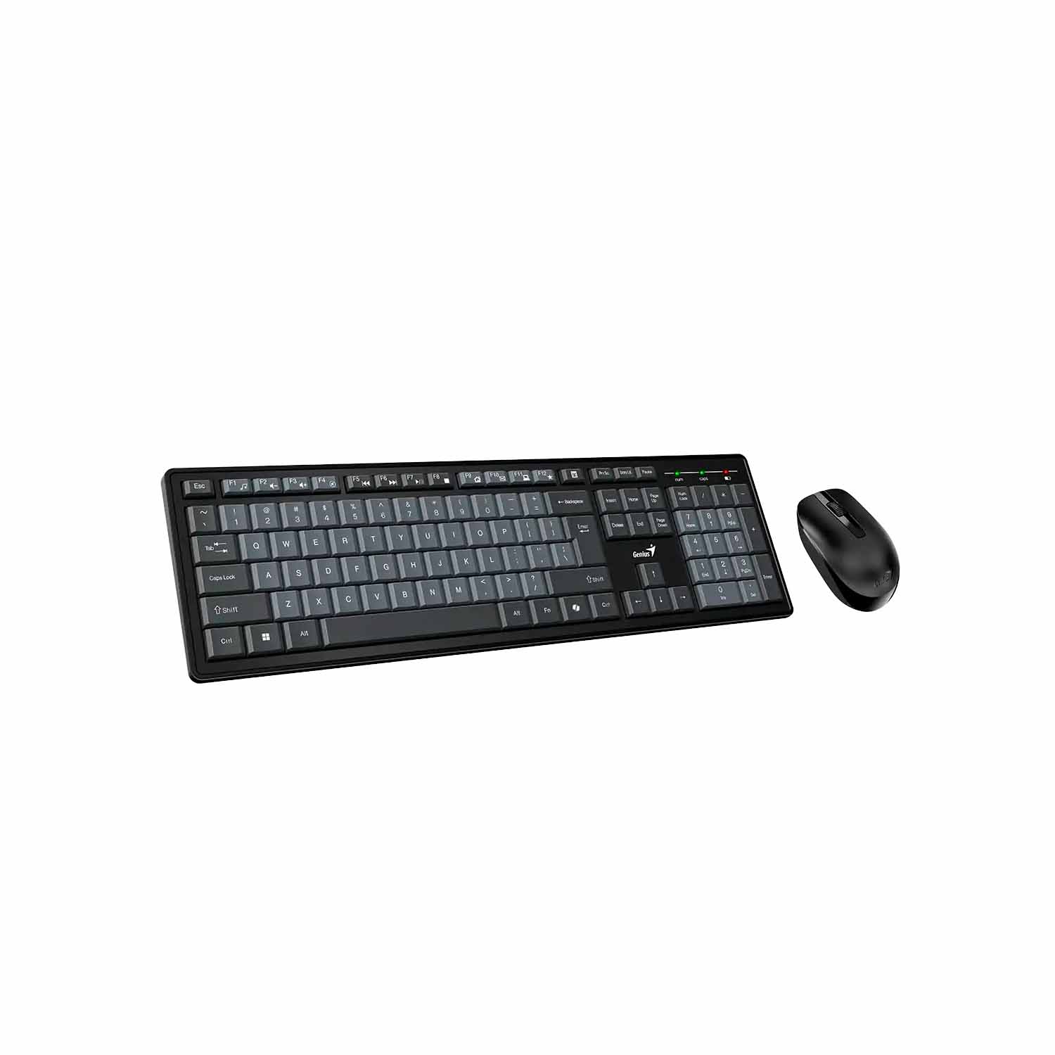 Teclado Genius+Mouse Wireless Smart Km-8200 Ai Copilot Usb Black/Grey - Imagen 3