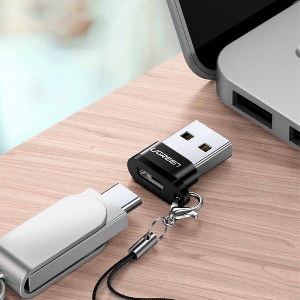 Adaptador Ugreen USB-A macho a USB-C hembra US280 (50568) - Imagen 3