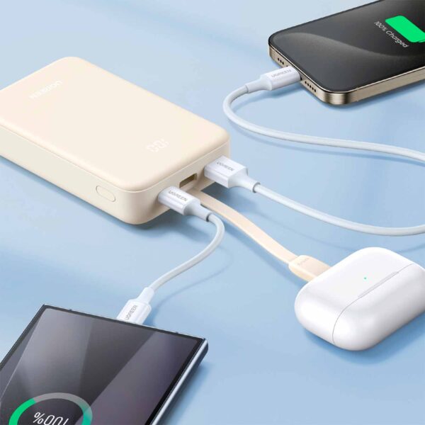Power Bank Ugreen Nexode 20000Mah con Cable 20W Beige Pb505-35340 - Imagen 3