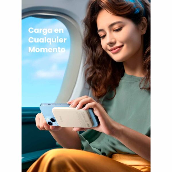 Power Bank Ugreen 5000Mah Magnetic Wireless Beige Pb560 25207 - Imagen 5