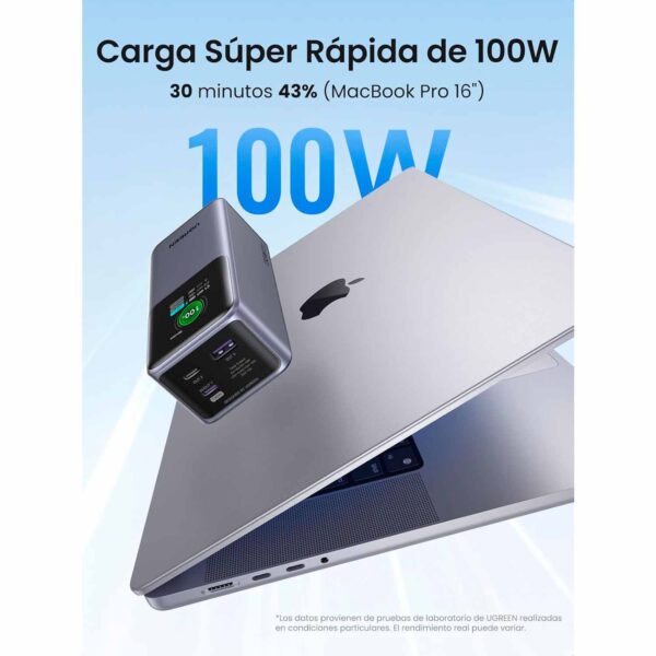 Power Bank Ugreen Nexode 20000Mah Carga Rapida 130W Pb721 35524B - Imagen 2