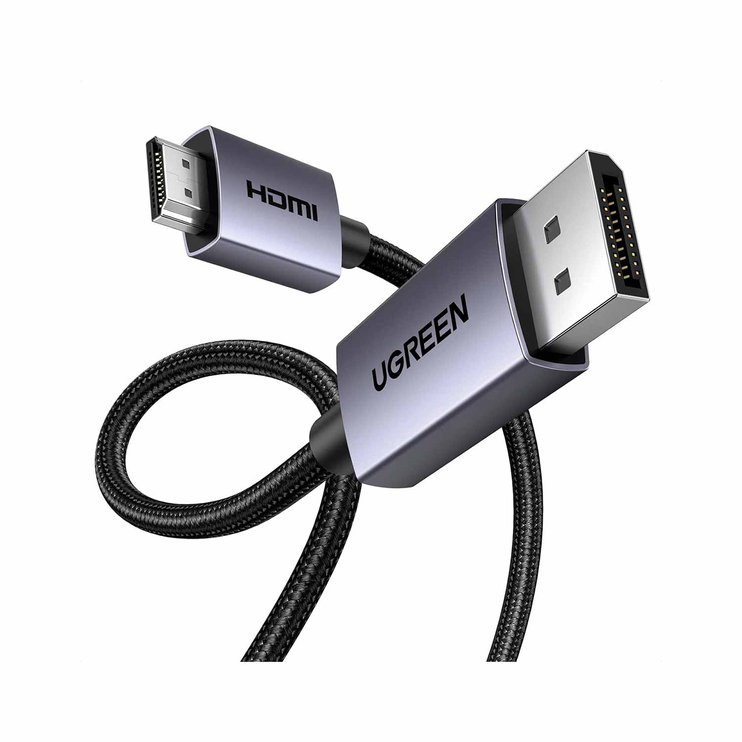 Cable Ugreen Display Port 1.2 a HDMI 1.4 4K 3 MTS 35843